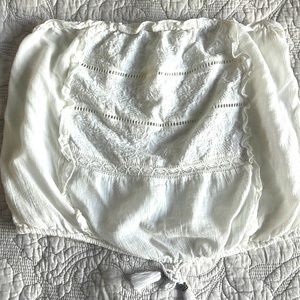 American Eagle White Tube Top